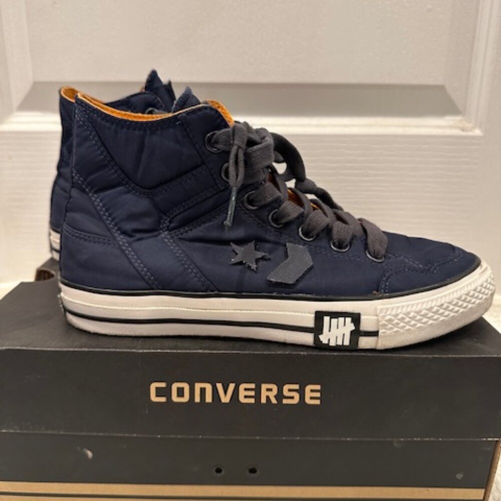 Converse x Undefeated Poorman Weapon High Top Navy – Men’s 6.5 / Women’s 8